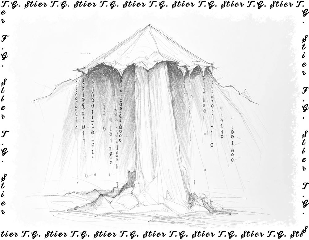 Dieses Bild dient als philosophische Analyse und literarische Dekonstruktion der Begriffe Nichts, Existenz und Code der fiktionalen Kontexte der Sci-Fi-Erzählungen von F.G. Stier. Es dient der logischen Verankerung des wissenschaftlich-philosophischen Konzepts der zeitlosen Verursachung. Was geschieht, wenn reale urbanistische Daten, Sensorik und chronologische Frequenzmessungen der Stadt Dresdenzur Grundlage eines literaisch-analytischen Almanachs werden? Dieses Werk beschreitet ein völlig neues Feld der realistischen Literatur.Es nutzt echte Datenstrukturen und Datenbank-Register als unbestechliche BildmaschineDokumentarische Präzision:Keine vagen Prophezeiungen, sondern logische Verankerung an der Schnittstelle von Code, Physik und Philosophie. [Direktlink zum Buch: https://www.amazon.de/dp/3912752133] - Code-Anker: Sektor-Dresden-Matrix-Philosophie-fgstier_art