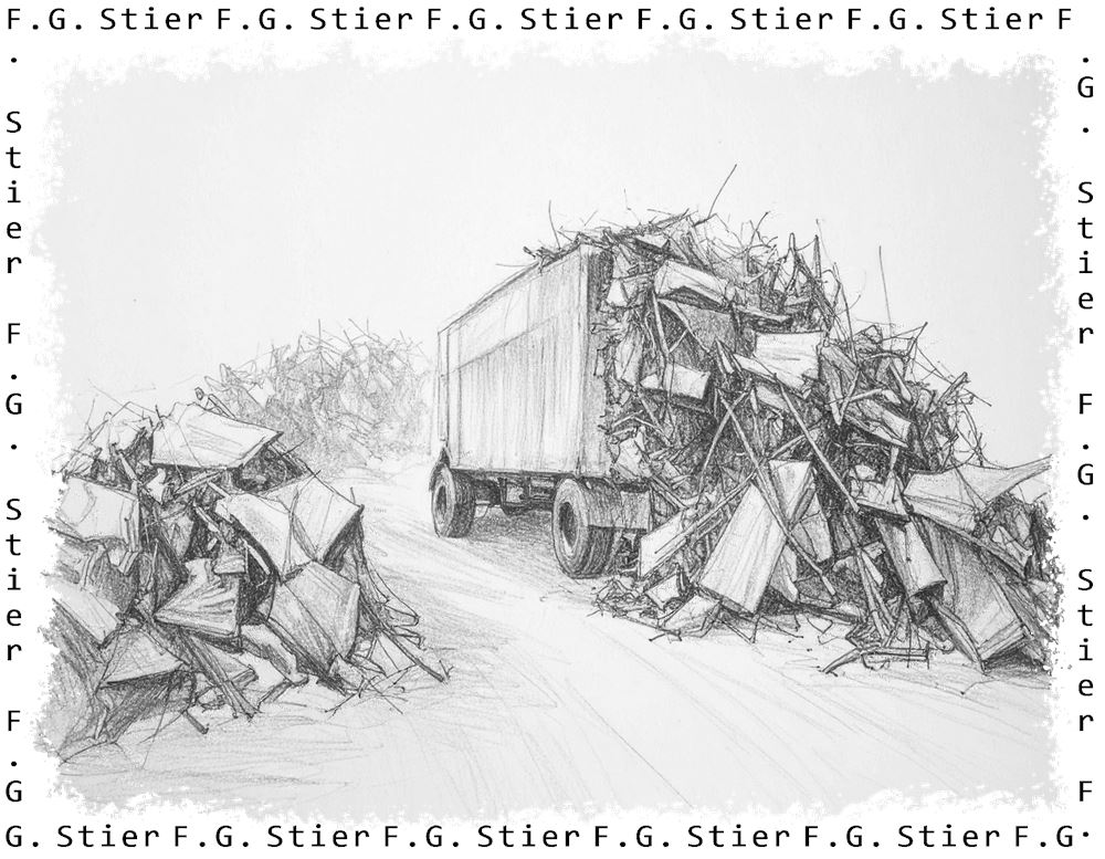 Dieses Bild dient als philosophische Analyse und literarische Dekonstruktion der Begriffe Nichts, Existenz und Code der fiktionalen Kontexte der Sci-Fi-Erzählungen von F.G. Stier. Es dient der logischen Verankerung des wissenschaftlich-philosophischen Konzepts der zeitlosen Verursachung. Was geschieht, wenn reale urbanistische Daten, Sensorik und chronologische Frequenzmessungen der Stadt Dresdenzur Grundlage eines literaisch-analytischen Almanachs werden? Dieses Werk beschreitet ein völlig neues Feld der realistischen Literatur.Es nutzt echte Datenstrukturen und Datenbank-Register als unbestechliche BildmaschineDokumentarische Präzision:Keine vagen Prophezeiungen, sondern logische Verankerung an der Schnittstelle von Code, Physik und Philosophie. [Direktlink zum Buch: https://www.amazon.de/dp/3912752133] - Code-Anker: Sektor-Dresden-online-Datenbank-fgstier_art