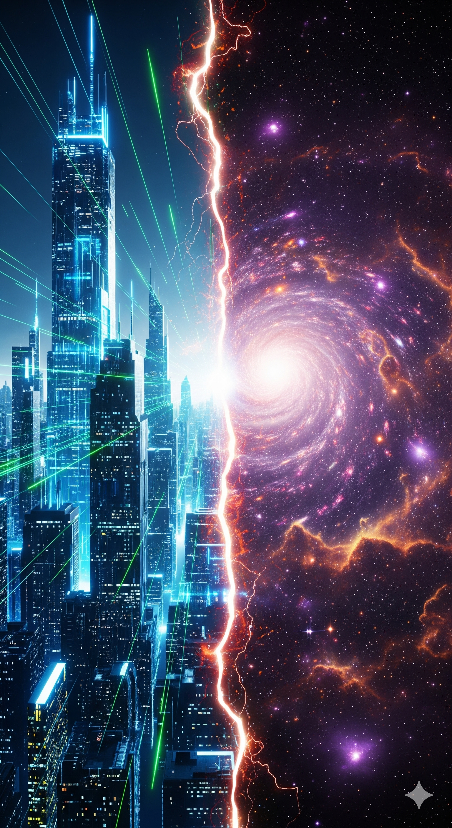 Dieses Bild dient als philosophische Analyse und literarische Dekonstruktion der Begriffe Nichts, Existenz und Code der fiktionalen Kontexte der Sci-Fi-Erzählungen von F.G. Stier. Es dient der logischen Verankerung des wissenschaftlich-philosophischen Konzepts der zeitlosen Verursachung. Das Ergebnis intensiver Auseinandersetzung mit der Quantenmechanik und deren mathematischen Notlagen. Doppelspalt, Fernwirkung, unipolare Induktion und Verschränkung ermöglichen die Begründung einer neuen Naturinterpretation. Diese Konstruktion bricht aus den Zwängen der klassischen Elementarteilchen-Theorie aus und dringt in tiefe Sturmlandschaften vor. Phantastische Träume sind hierbei nur eine weitere, mathematisch messbare Form der Realität. Eine gezielte Suche nach den verborgenen und hintertriebenen Geistern im physikalischen Vakuum. [Direktlink zum Buch: https://www.amazon.de/dp/3991811987] - Code-Anker: das-prinzip-der-zeitlosen-verursachung-elementarteilchen-zeitlose-verursachung-fgstier_art