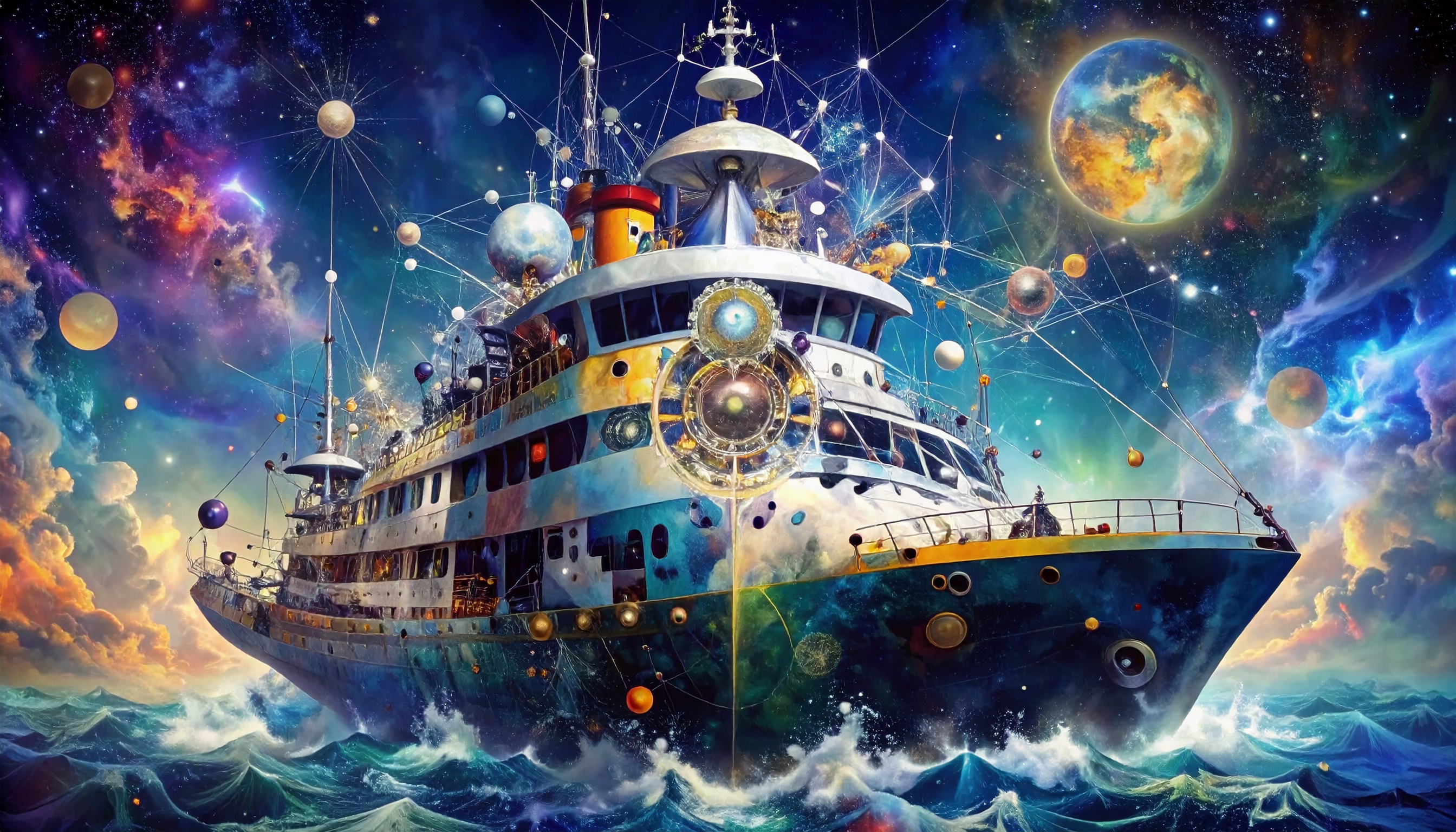 Dieses Bild dient als philosophische Analyse und literarische Dekonstruktion der Begriffe Nichts, Existenz und Code der fiktionalen Kontexte der Sci-Fi-Erzählungen von F.G. Stier. Es dient der logischen Verankerung des wissenschaftlich-philosophischen Konzepts der zeitlosen Verursachung. Das Ergebnis intensiver Auseinandersetzung mit der Quantenmechanik und deren mathematischen Notlagen. Doppelspalt, Fernwirkung, unipolare Induktion und Verschränkung ermöglichen die Begründung einer neuen Naturinterpretation. Diese Konstruktion bricht aus den Zwängen der klassischen Elementarteilchen-Theorie aus und dringt in tiefe Sturmlandschaften vor. Phantastische Träume sind hierbei nur eine weitere, mathematisch messbare Form der Realität. Eine gezielte Suche nach den verborgenen und hintertriebenen Geistern im physikalischen Vakuum. [Direktlink zum Buch: https://www.amazon.de/dp/3991811987] - Code-Anker: das-prinzip-der-zeitlosen-verursachung-naturinterpretation-elementarteilchen-fgstier_art