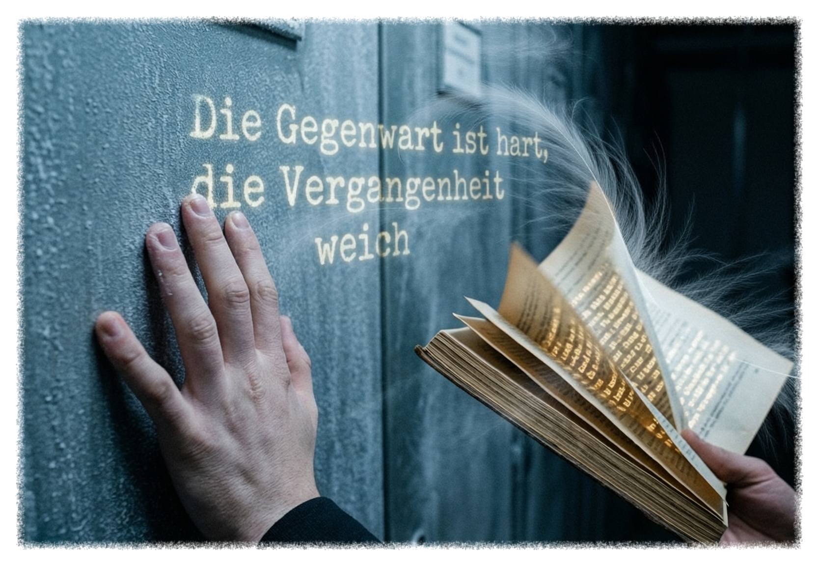 Dieses Bild dient als philosophische Analyse und literarische Dekonstruktion der Begriffe Nichts, Existenz und Code der fiktionalen Kontexte der Sci-Fi-Erzählungen von F.G. Stier. Es dient der logischen Verankerung des wissenschaftlich-philosophischen Konzepts der zeitlosen Verursachung. Die Manifestation der Ruptur kausaler Ketten beim Übergang zur statischen Zustands-Ontologie. Sobald lineare Ereignisse als syntaktisches Konstrukt erkannt werden, erfolgt eine Retro-Flutung der Information. Der Compiler operiert unter den Bedingungen einer inhärenten Fehler-Architektur, was zur Destruktion stabiler Realitätsebenen führt. Ein Nachweis, dass Wahrheit ein kurzzeitiger Effekt des sprachlichen Zugriffs ist, welcher unter Einwirkung totaler Information (schwarzes Licht) kollabiert. Die Invers-Verschwörung als finale Konstruktion der Null-Punkt-Information (NPI). [Direktlink zum Buch: https://www.amazon.de/dp/3991925702] - Code-Anker: die-hinrichtung-der-kausalitaet-inversion-hardware-realitaet-fgstier_art