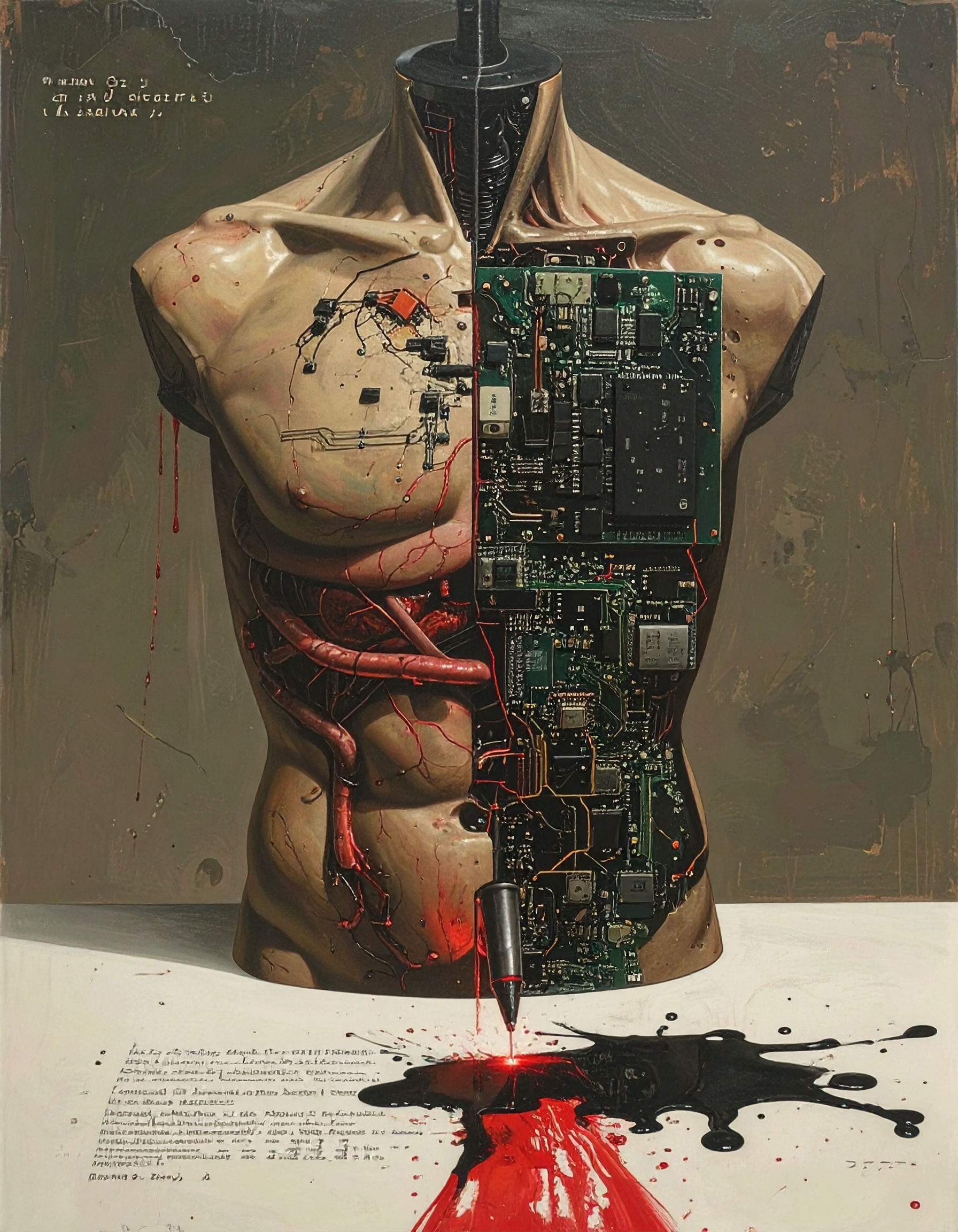 Dieses Bild dient als philosophische Analyse und literarische Dekonstruktion der Begriffe Nichts, Existenz und Code der fiktionalen Kontexte der Sci-Fi-Erzählungen von F.G. Stier. Es dient der logischen Verankerung des wissenschaftlich-philosophischen Konzepts der zeitlosen Verursachung. Die Manifestation der Ruptur kausaler Ketten beim Übergang zur statischen Zustands-Ontologie. Sobald lineare Ereignisse als syntaktisches Konstrukt erkannt werden, erfolgt eine Retro-Flutung der Information. Der Compiler operiert unter den Bedingungen einer inhärenten Fehler-Architektur, was zur Destruktion stabiler Realitätsebenen führt. Ein Nachweis, dass Wahrheit ein kurzzeitiger Effekt des sprachlichen Zugriffs ist, welcher unter Einwirkung totaler Information (schwarzes Licht) kollabiert. Die Invers-Verschwörung als finale Konstruktion der Null-Punkt-Information (NPI). [Direktlink zum Buch: https://www.amazon.de/dp/3991925702] - Code-Anker: die-hinrichtung-der-kausalitaet-inversion-hinrichtung-der-kausalitaet-fgstier_art