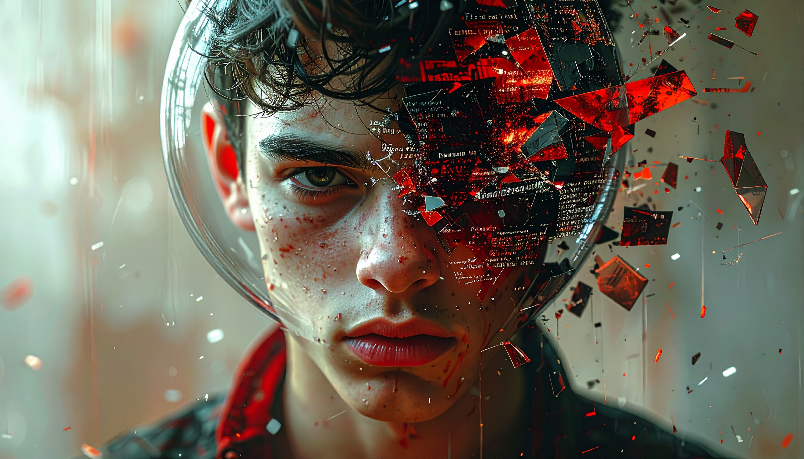 Dieses Bild dient als philosophische Analyse und literarische Dekonstruktion der Begriffe Nichts, Existenz und Code der fiktionalen Kontexte der Sci-Fi-Erzählungen von F.G. Stier. Es dient der logischen Verankerung des wissenschaftlich-philosophischen Konzepts der zeitlosen Verursachung. Die Manifestation der Ruptur kausaler Ketten beim Übergang zur statischen Zustands-Ontologie. Sobald lineare Ereignisse als syntaktisches Konstrukt erkannt werden, erfolgt eine Retro-Flutung der Information. Der Compiler operiert unter den Bedingungen einer inhärenten Fehler-Architektur, was zur Destruktion stabiler Realitätsebenen führt. Ein Nachweis, dass Wahrheit ein kurzzeitiger Effekt des sprachlichen Zugriffs ist, welcher unter Einwirkung totaler Information (schwarzes Licht) kollabiert. Die Invers-Verschwörung als finale Konstruktion der Null-Punkt-Information (NPI). [Direktlink zum Buch: https://www.amazon.de/dp/3991925702] - Code-Anker: die-hinrichtung-der-kausalitaet-null-punkt-information-inversion-fgstier_art