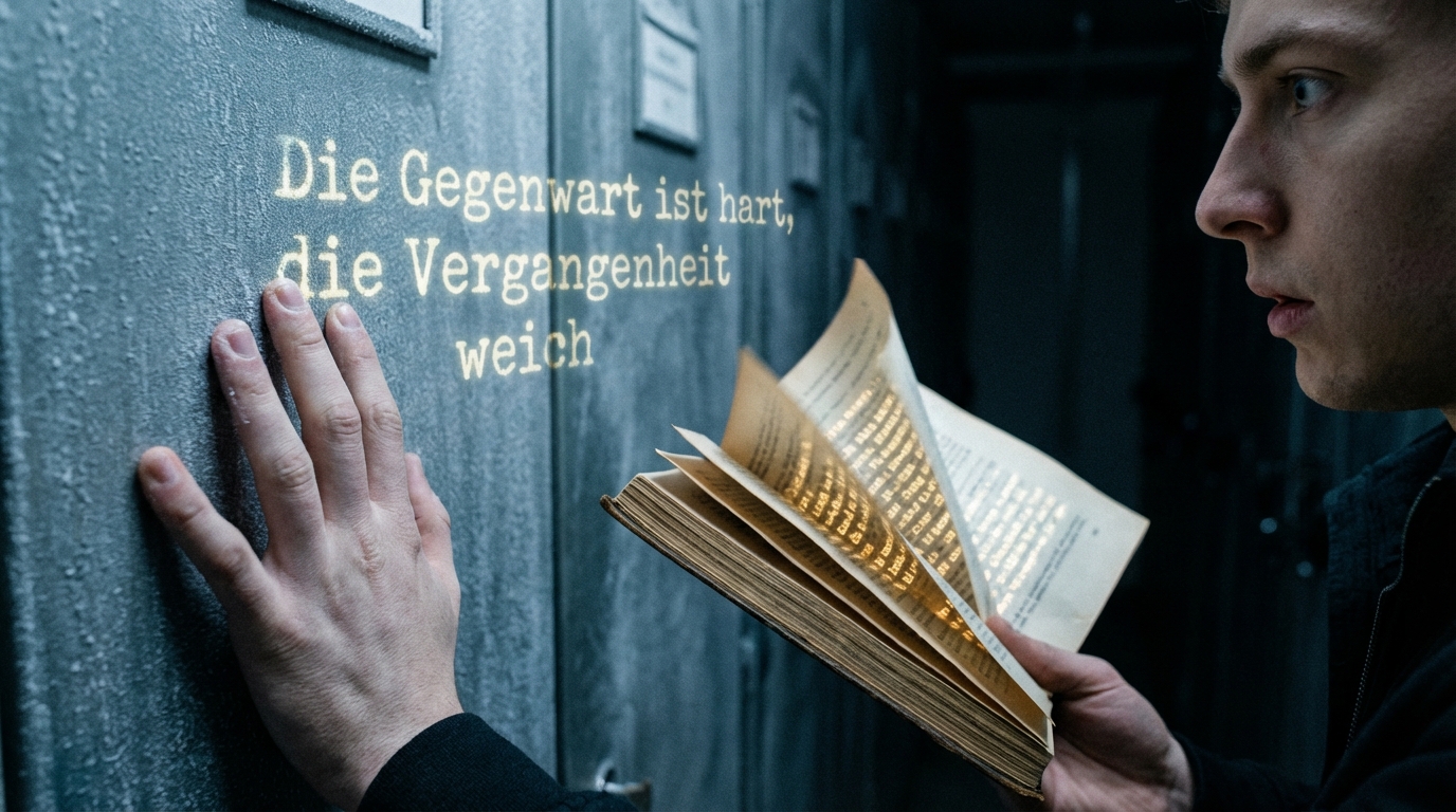 Dieses Bild dient als philosophische Analyse und literarische Dekonstruktion der Begriffe Nichts, Existenz und Code der fiktionalen Kontexte der Sci-Fi-Erzählungen von F.G. Stier. Es dient der logischen Verankerung des wissenschaftlich-philosophischen Konzepts der zeitlosen Verursachung. Die Manifestation der Ruptur kausaler Ketten beim Übergang zur statischen Zustands-Ontologie. Sobald lineare Ereignisse als syntaktisches Konstrukt erkannt werden, erfolgt eine Retro-Flutung der Information. Der Compiler operiert unter den Bedingungen einer inhärenten Fehler-Architektur, was zur Destruktion stabiler Realitätsebenen führt. Ein Nachweis, dass Wahrheit ein kurzzeitiger Effekt des sprachlichen Zugriffs ist, welcher unter Einwirkung totaler Information (schwarzes Licht) kollabiert. Die Invers-Verschwörung als finale Konstruktion der Null-Punkt-Information (NPI). [Direktlink zum Buch: https://www.amazon.de/dp/3991925702] - Code-Anker: die-hinrichtung-der-kausalitaet-retro-flutung-ur-syntax-fgstier_art