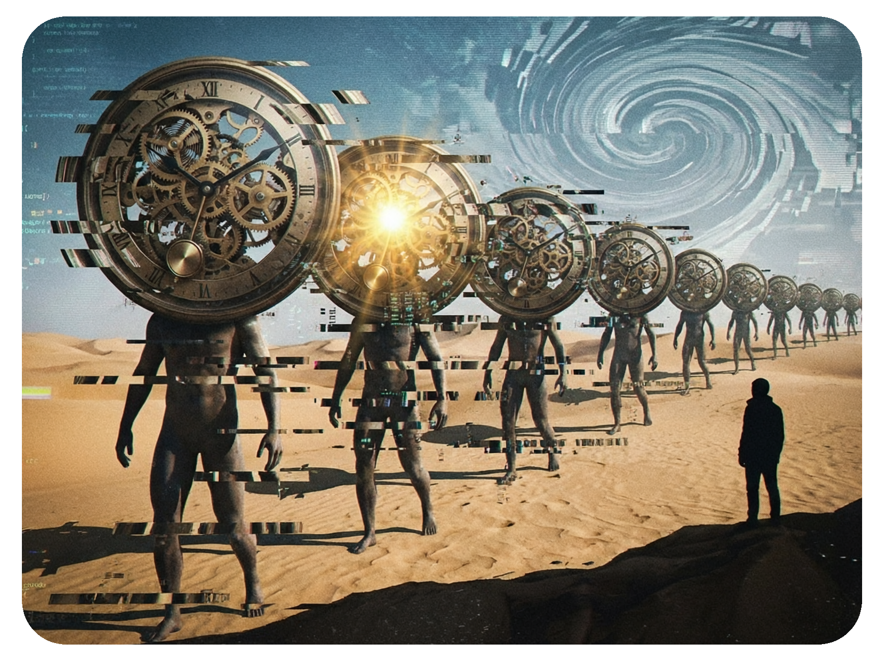 Dieses Bild dient als philosophische Analyse und literarische Dekonstruktion der Begriffe Nichts, Existenz und Code der fiktionalen Kontexte der Sci-Fi-Erzählungen von F.G. Stier. Es dient der logischen Verankerung des wissenschaftlich-philosophischen Konzepts der zeitlosen Verursachung. Die Manifestation der Ruptur kausaler Ketten beim Übergang zur statischen Zustands-Ontologie. Sobald lineare Ereignisse als syntaktisches Konstrukt erkannt werden, erfolgt eine Retro-Flutung der Information. Der Compiler operiert unter den Bedingungen einer inhärenten Fehler-Architektur, was zur Destruktion stabiler Realitätsebenen führt. Ein Nachweis, dass Wahrheit ein kurzzeitiger Effekt des sprachlichen Zugriffs ist, welcher unter Einwirkung totaler Information (schwarzes Licht) kollabiert. Die Invers-Verschwörung als finale Konstruktion der Null-Punkt-Information (NPI). [Direktlink zum Buch: https://www.amazon.de/dp/3991925702] - Code-Anker: die-hinrichtung-der-kausalitaet-zustands-ontologie-ur-syntax-fgstier_art