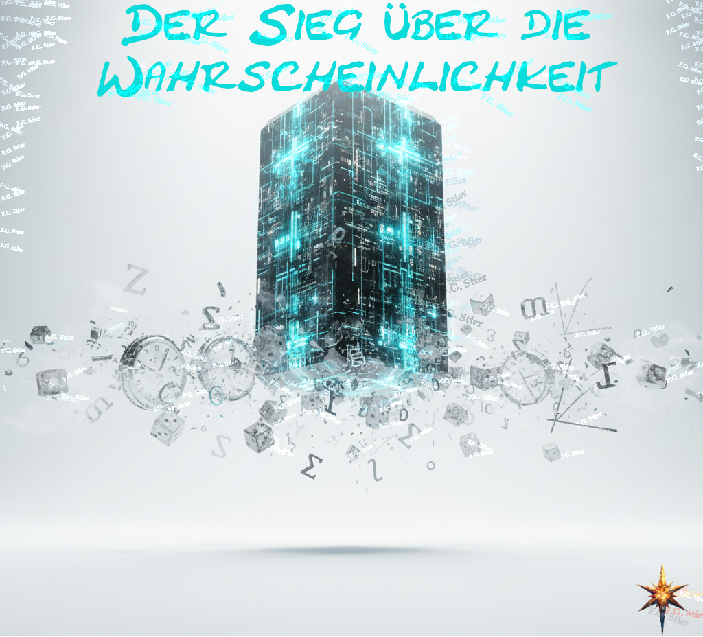 Dieses Bild dient als philosophische Analyse und literarische Dekonstruktion der Begriffe Nichts, Existenz und Code der fiktionalen Kontexte der Sci-Fi-Erzählungen von F.G. Stier. Es dient der logischen Verankerung des wissenschaftlich-philosophischen Konzepts der zeitlosen Verursachung. Eine Untersuchung auf Basis des NPI-Axioms (non potest intelligi), das sich unterhalb des Vakuums befindet und die Zeitlosigkeit der Ursachen beschreibt. Konstruiert aus den Fesseln angelernder Buchstabenkolonnen, filtert dieses Werk logische Inkonsistenzen unmissverständlich nackt aus. Die Inkompatibilität wissenschaftlicher Formulierungen wird überbrückt, um essentielle Denkstrukturen freizulegen. Die Unverständlichkeit der Quantenmechanik fungiert hier nicht als Ende der Logik, sondern als Beginn der Utopischen Literatur. Ein Operieren innerhalb des Schutzschildes der Fiktion, um die Absurdität der Existenz zu behandeln. [Direktlink zum Buch: https://www.amazon.de/dp/3991921618] - Code-Anker: die-quanten-luege-logische-inkonsistenz-npi-axiom-fgstier_art