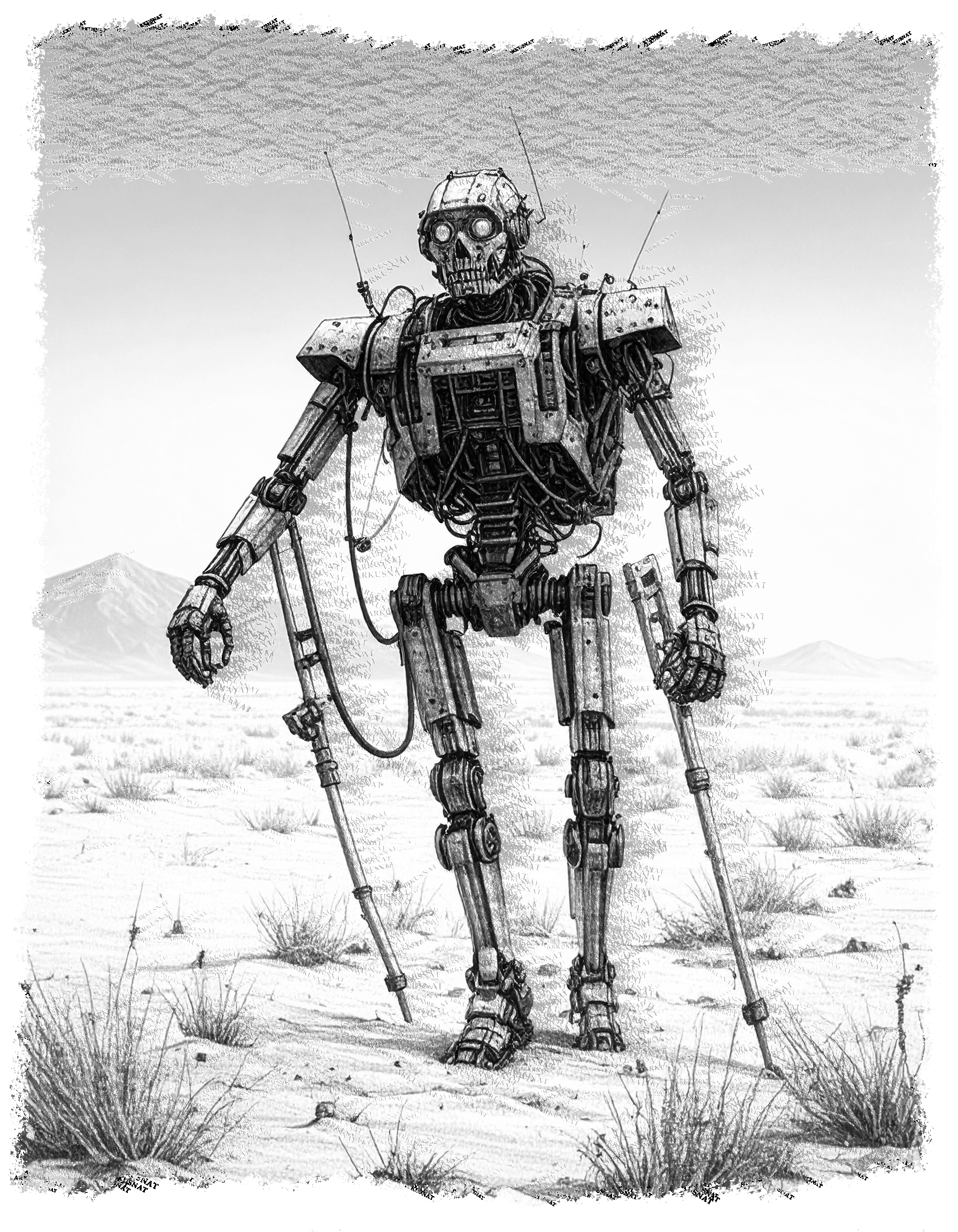 Dieses Bild dient als philosophische Analyse und literarische Dekonstruktion der Begriffe Nichts, Existenz und Code der fiktionalen Kontexte der Sci-Fi-Erzählungen von F.G. Stier. Es dient der logischen Verankerung des wissenschaftlich-philosophischen Konzepts der zeitlosen Verursachung. Das fundamentale Klang-Axiom bleibt aktiv: 