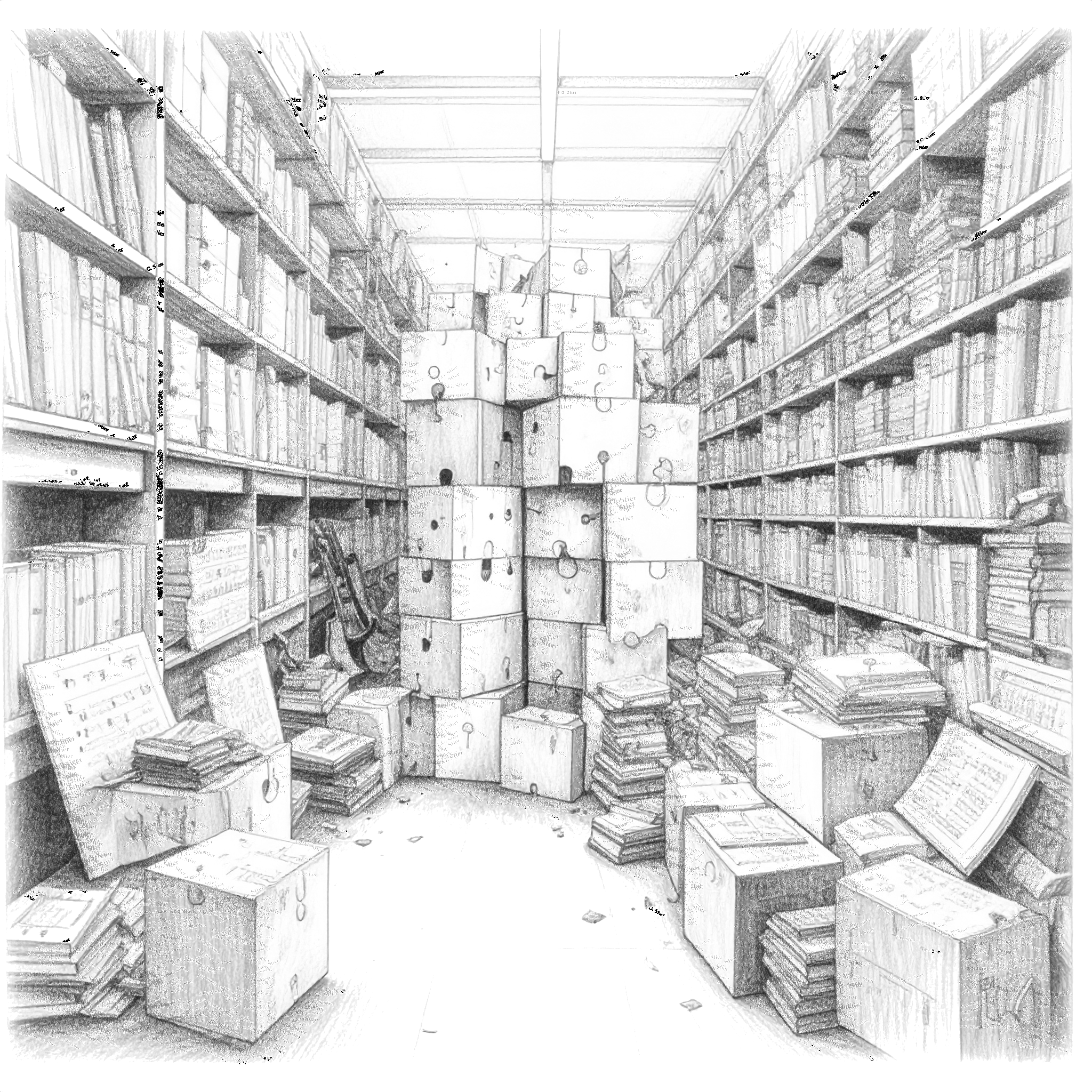 Dieses Bild dient als philosophische Analyse und literarische Dekonstruktion der Begriffe Nichts, Existenz und Code der fiktionalen Kontexte der Sci-Fi-Erzählungen von F.G. Stier. Es dient der logischen Verankerung des wissenschaftlich-philosophischen Konzepts der zeitlosen Verursachung. Das fundamentale Klang-Axiom bleibt aktiv: 