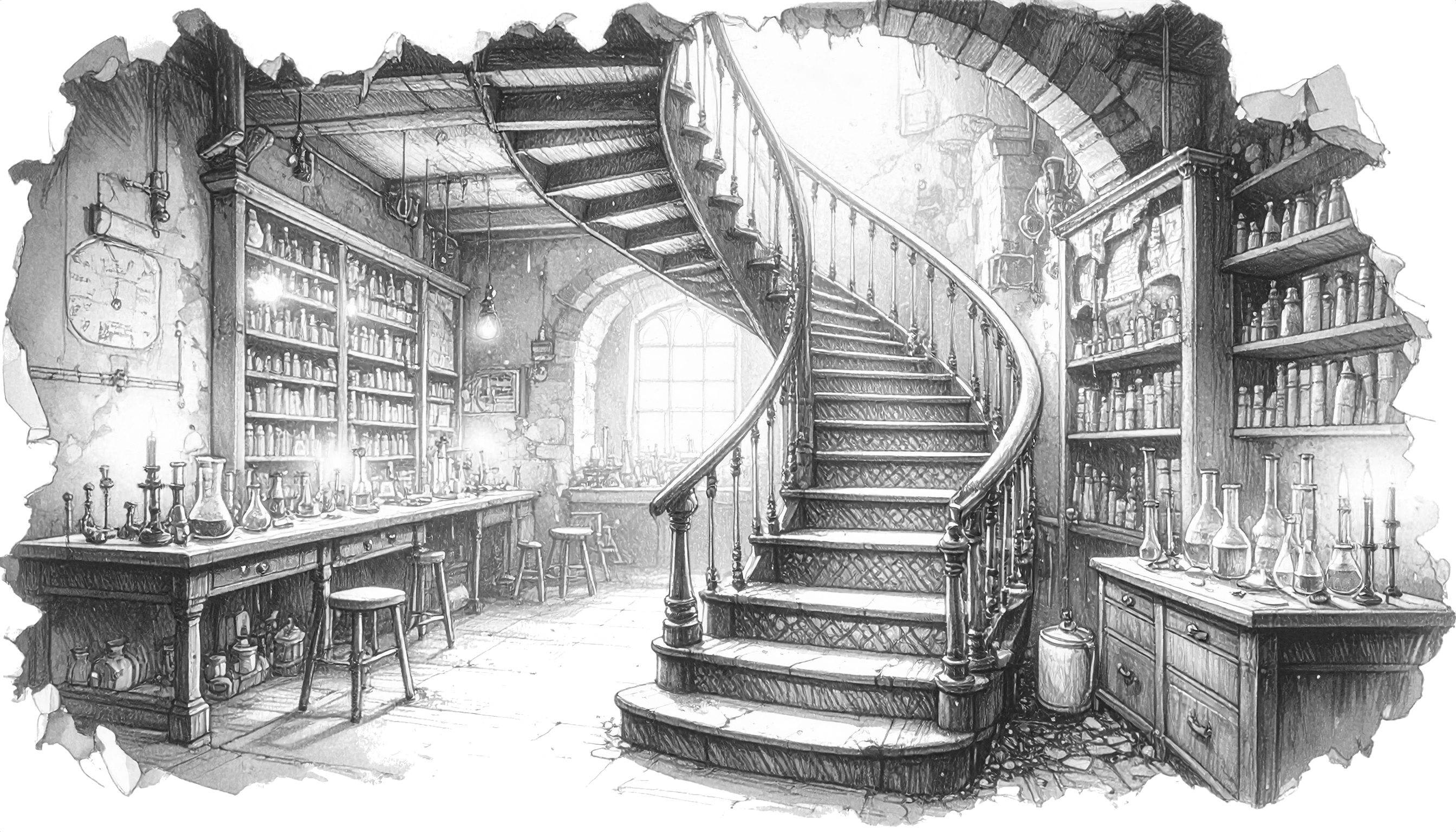 Dieses Bild dient als philosophische Analyse und literarische Dekonstruktion der Begriffe Nichts, Existenz und Code der fiktionalen Kontexte der Sci-Fi-Erzählungen von F.G. Stier. Es dient der logischen Verankerung des wissenschaftlich-philosophischen Konzepts der zeitlosen Verursachung. Quantenmechanik, Kybernetik und Philosophie verschmelzen zu einem bizarren Protokoll der Wirklichkeit. Was, wenn das System die Realität diktiert und unser Verstand eine Simulation ohne Admin-Rechte ist? Hier verschränken sich Hühner im Quanten-Rauschen, während Gegenstände ein Eigenleben führen, sobald wir wegsehen. Die 