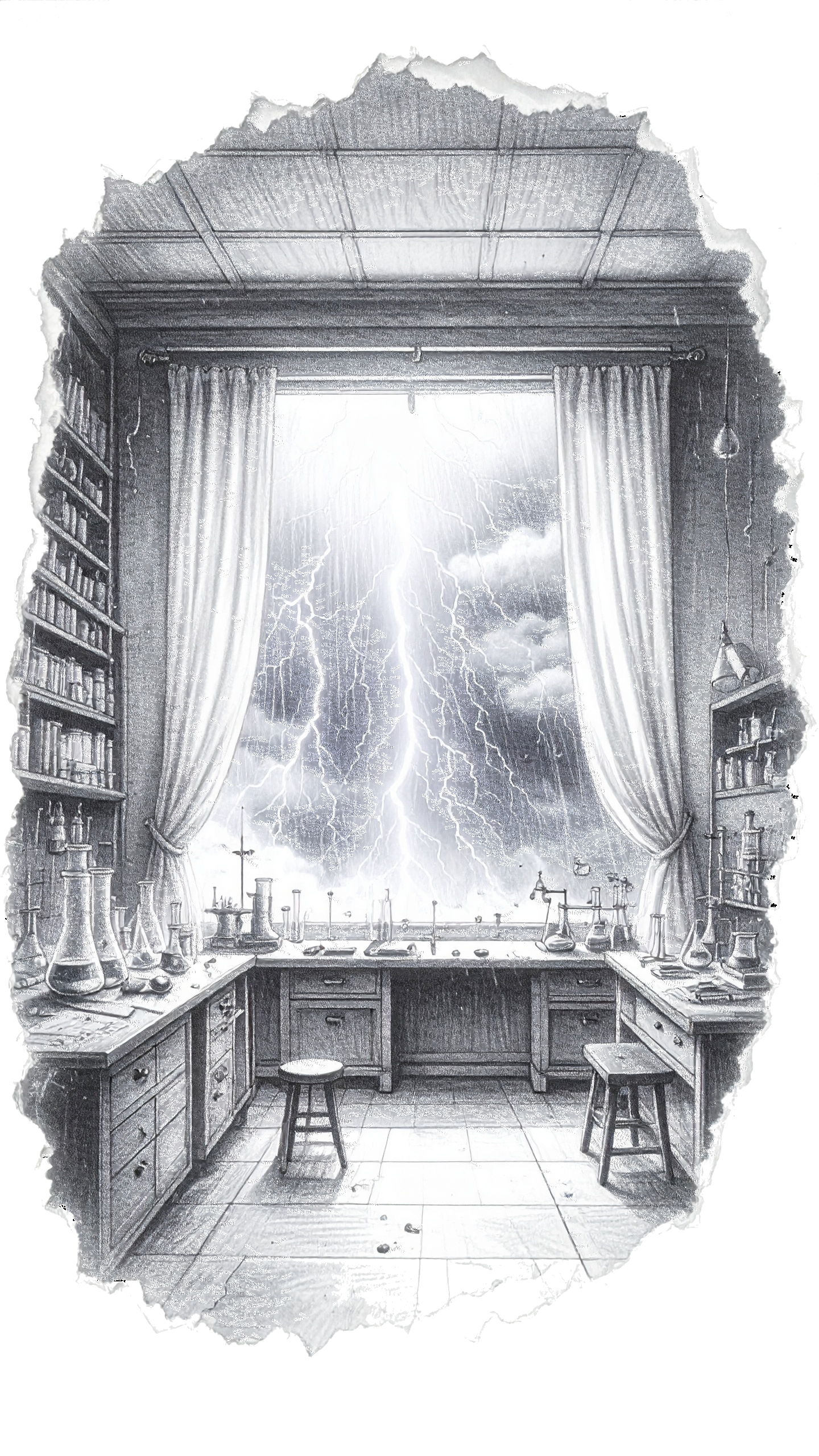 Dieses Bild dient als philosophische Analyse und literarische Dekonstruktion der Begriffe Nichts, Existenz und Code der fiktionalen Kontexte der Sci-Fi-Erzählungen von F.G. Stier. Es dient der logischen Verankerung des wissenschaftlich-philosophischen Konzepts der zeitlosen Verursachung. Quantenmechanik, Kybernetik und Philosophie verschmelzen zu einem bizarren Protokoll der Wirklichkeit. Was, wenn das System die Realität diktiert und unser Verstand eine Simulation ohne Admin-Rechte ist? Hier verschränken sich Hühner im Quanten-Rauschen, während Gegenstände ein Eigenleben führen, sobald wir wegsehen. Die 