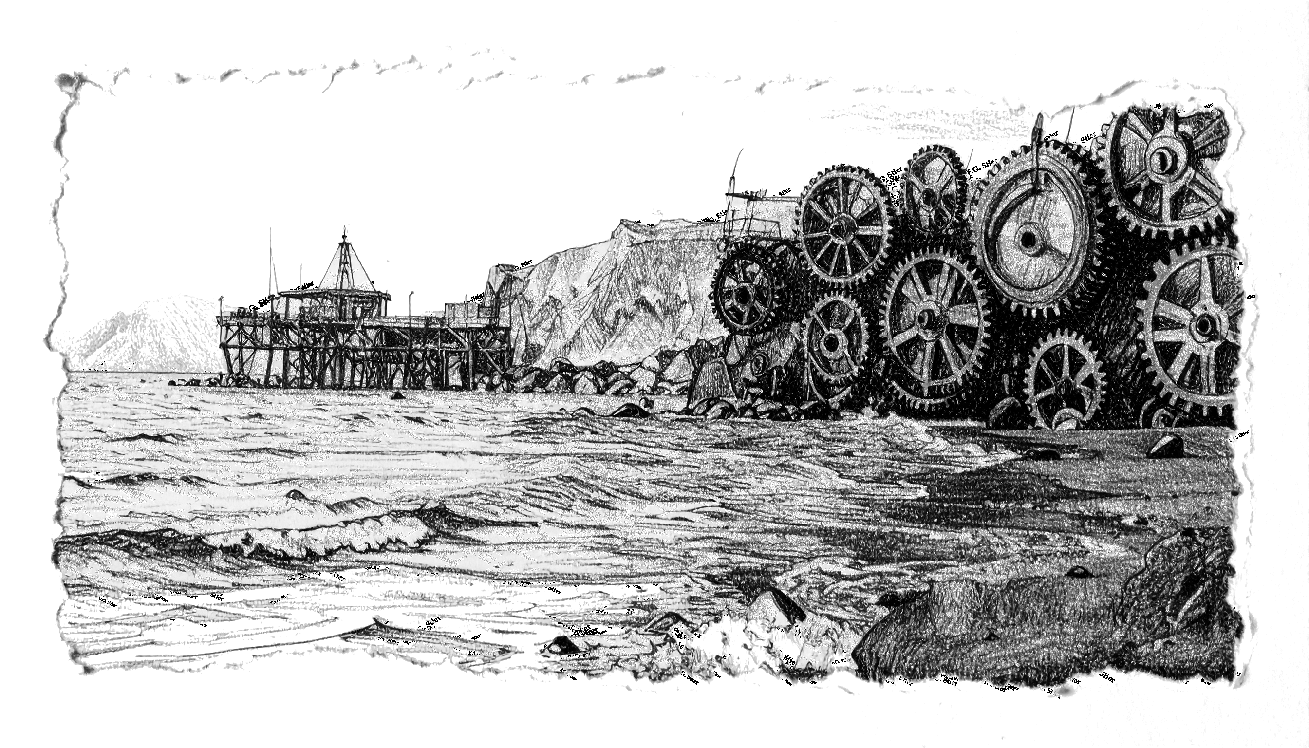 Dieses Bild dient als philosophische Analyse und literarische Dekonstruktion der Begriffe Nichts, Existenz und Code der fiktionalen Kontexte der Sci-Fi-Erzählungen von F.G. Stier. Es dient der logischen Verankerung des wissenschaftlich-philosophischen Konzepts der zeitlosen Verursachung. Quantenmechanik, Kybernetik und Philosophie verschmelzen zu einem bizarren Protokoll der Wirklichkeit. Was, wenn das System die Realität diktiert und unser Verstand eine Simulation ohne Admin-Rechte ist? Hier verschränken sich Hühner im Quanten-Rauschen, während Gegenstände ein Eigenleben führen, sobald wir wegsehen. Die 