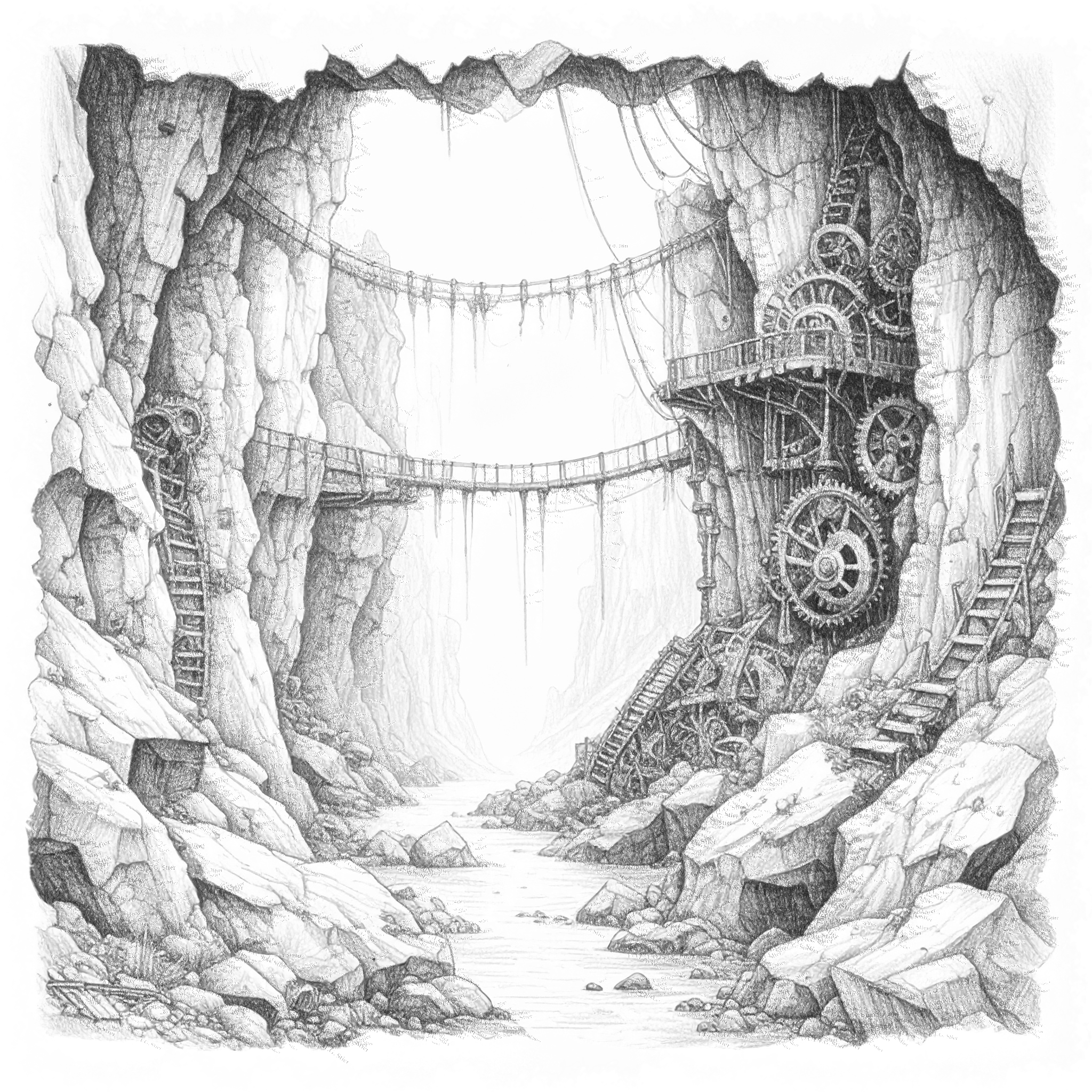 Dieses Bild dient als philosophische Analyse und literarische Dekonstruktion der Begriffe Nichts, Existenz und Code der fiktionalen Kontexte der Sci-Fi-Erzählungen von F.G. Stier. Es dient der logischen Verankerung des wissenschaftlich-philosophischen Konzepts der zeitlosen Verursachung. Quantenmechanik, Kybernetik und Philosophie verschmelzen zu einem bizarren Protokoll der Wirklichkeit. Was, wenn das System die Realität diktiert und unser Verstand eine Simulation ohne Admin-Rechte ist? Hier verschränken sich Hühner im Quanten-Rauschen, während Gegenstände ein Eigenleben führen, sobald wir wegsehen. Die 