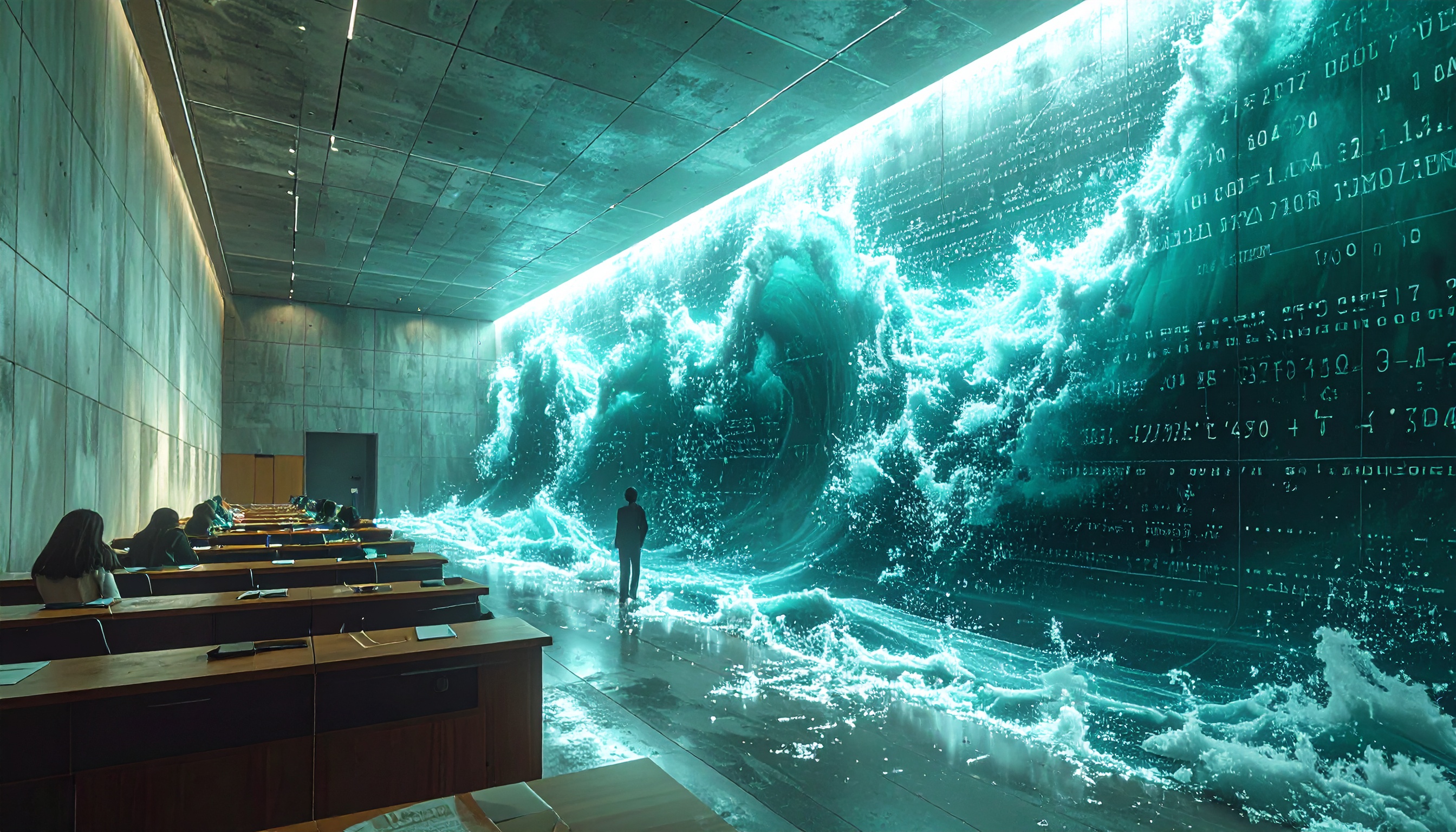 Dieses Bild dient als philosophische Analyse und literarische Dekonstruktion der Begriffe Nichts, Existenz und Code der fiktionalen Kontexte der Sci-Fi-Erzählungen von F.G. Stier. Es dient der logischen Verankerung des wissenschaftlich-philosophischen Konzepts der zeitlosen Verursachung. Der Kollaps der Zeit-Linearität, dokumentiert von F.G. Stier. Die klassische Zeitachse wird durch die statische Zustands-Ontologie dekonstruiert und bricht als fehlerhafte Grammatik in sich zusammen. Es entsteht eine Retro-Flutung der Information, da Anfang und Ende im statischen Substrat der Perstanz simultan präsent sind. Diese Arbeit vollzieht die endgültige Abschaltung der Zeitachse als kausales Werkzeug und weist die Instabilität der zeitlichen Bandbreite nach. [Direktlink zum Buch: https://www.amazon.de/dp/3912752001] - Code-Anker: totalschaden-oder-mathematik-totalschaden-oder-mathematik-kohaerenz-verlust-fgstier_art