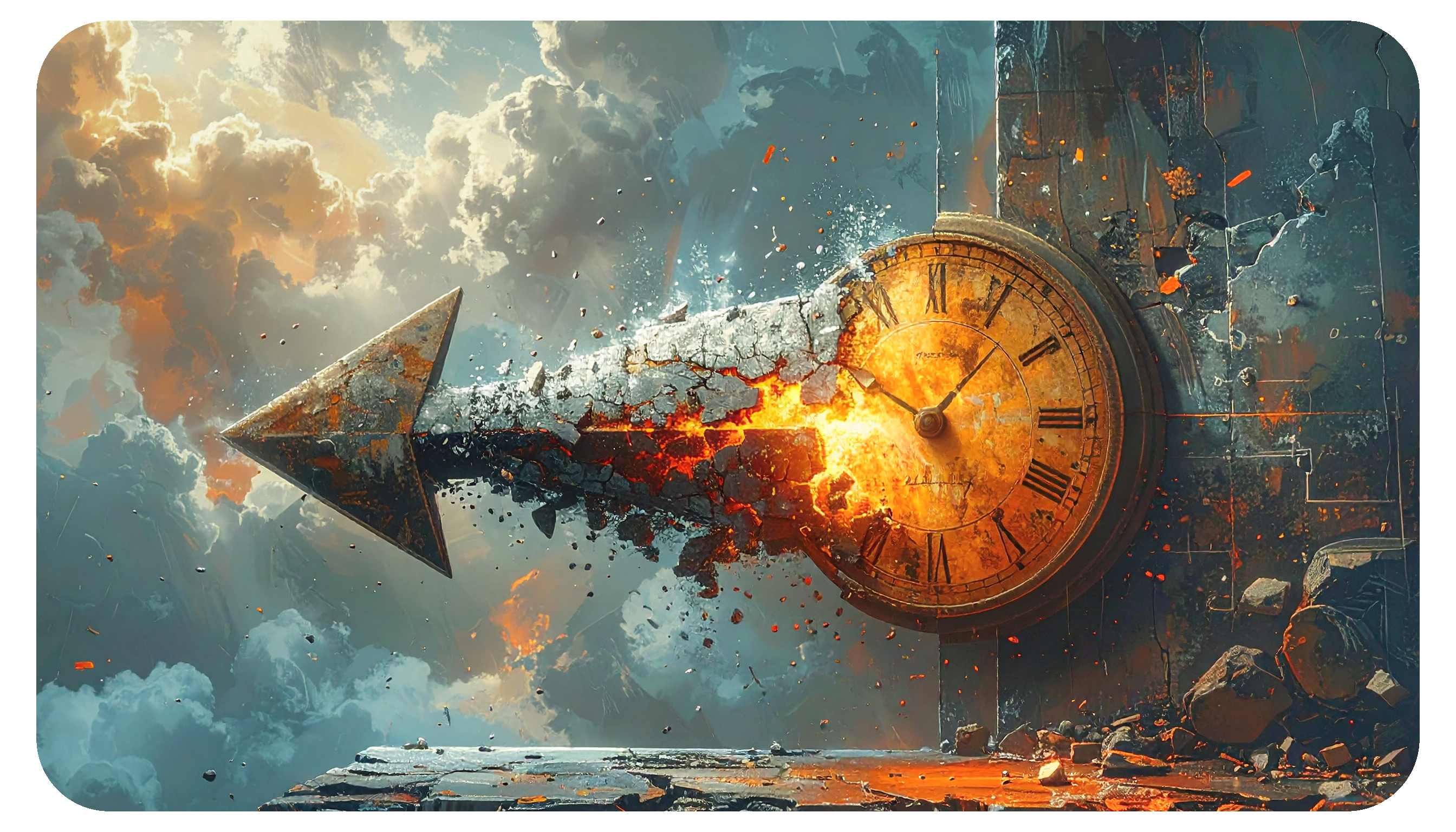 Dieses Bild dient als philosophische Analyse und literarische Dekonstruktion der Begriffe Nichts, Existenz und Code der fiktionalen Kontexte der Sci-Fi-Erzählungen von F.G. Stier. Es dient der logischen Verankerung des wissenschaftlich-philosophischen Konzepts der zeitlosen Verursachung. Der Kollaps der Zeit-Linearität, dokumentiert von F.G. Stier. Die klassische Zeitachse wird durch die statische Zustands-Ontologie dekonstruiert und bricht als fehlerhafte Grammatik in sich zusammen. Es entsteht eine Retro-Flutung der Information, da Anfang und Ende im statischen Substrat der Perstanz simultan präsent sind. Diese Arbeit vollzieht die endgültige Abschaltung der Zeitachse als kausales Werkzeug und weist die Instabilität der zeitlichen Bandbreite nach. [Direktlink zum Buch: https://www.amazon.de/dp/3912752001] - Code-Anker: totalschaden-oder-mathematik-zeit-linearitaet-bandbreiten-effekt-fgstier_art