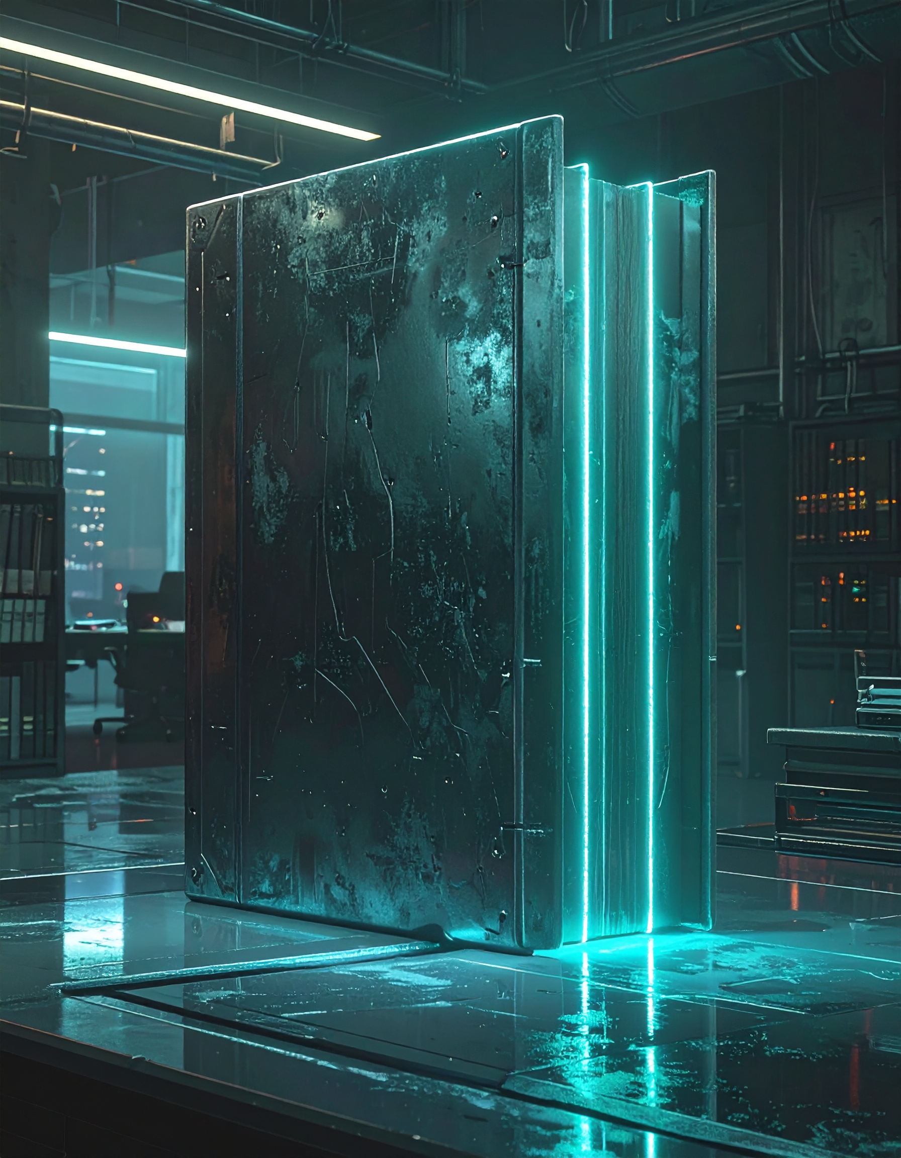 Dieses Bild dient als philosophische Analyse und literarische Dekonstruktion der Begriffe Nichts, Existenz und Code der fiktionalen Kontexte der Sci-Fi-Erzählungen von F.G. Stier. Es dient der logischen Verankerung des wissenschaftlich-philosophischen Konzepts der zeitlosen Verursachung. Der Kollaps der Zeit-Linearität, dokumentiert von F.G. Stier. Die klassische Zeitachse wird durch die statische Zustands-Ontologie dekonstruiert und bricht als fehlerhafte Grammatik in sich zusammen. Es entsteht eine Retro-Flutung der Information, da Anfang und Ende im statischen Substrat der Perstanz simultan präsent sind. Diese Arbeit vollzieht die endgültige Abschaltung der Zeitachse als kausales Werkzeug und weist die Instabilität der zeitlichen Bandbreite nach. [Direktlink zum Buch: https://www.amazon.de/dp/3912752001] - Code-Anker: totalschaden-oder-mathematik-zustands-ontologie-kohaerenz-verlust-fgstier_art