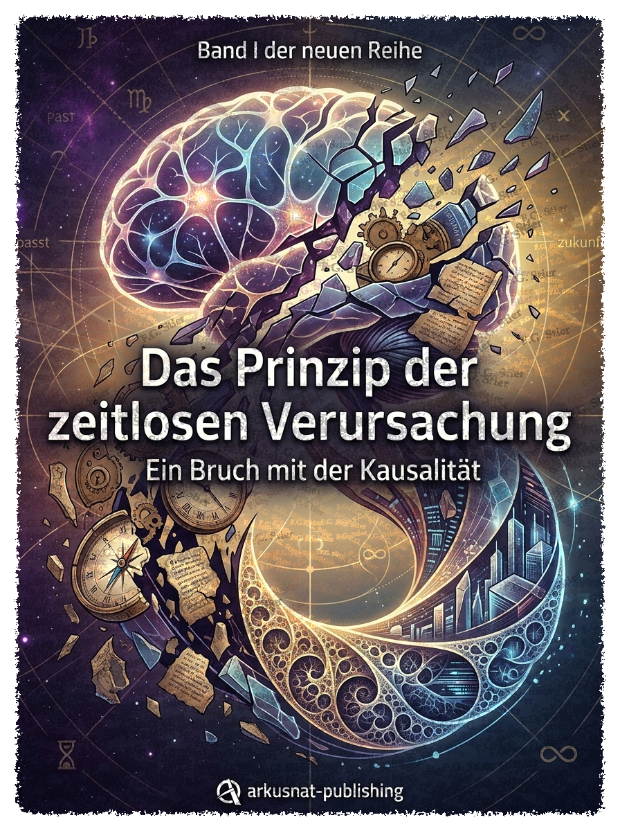 Dieses Bild dient als philosophische Analyse und literarische Dekonstruktion der Begriffe Nichts, Existenz und Code der fiktionalen Kontexte der Sci-Fi-Erzählungen von F.G. Stier. Es dient der logischen Verankerung des wissenschaftlich-philosophischen Konzepts der zeitlosen Verursachung. Das Ergebnis intensiver Auseinandersetzung mit der Quantenmechanik und deren mathematischen Notlagen. Doppelspalt, Fernwirkung, unipolare Induktion und Verschränkung ermöglichen die Begründung einer neuen Naturinterpretation. Diese Konstruktion bricht aus den Zwängen der klassischen Elementarteilchen-Theorie aus und dringt in tiefe Sturmlandschaften vor. Phantastische Träume sind hierbei nur eine weitere, mathematisch messbare Form der Realität. Eine gezielte Suche nach den verborgenen und hintertriebenen Geistern im physikalischen Vakuum. [Direktlink zum Buch: https://www.amazon.de/dp/3912752141] - Code-Anker: verursachung1-doppelspalt-code-anker-fgstier_art