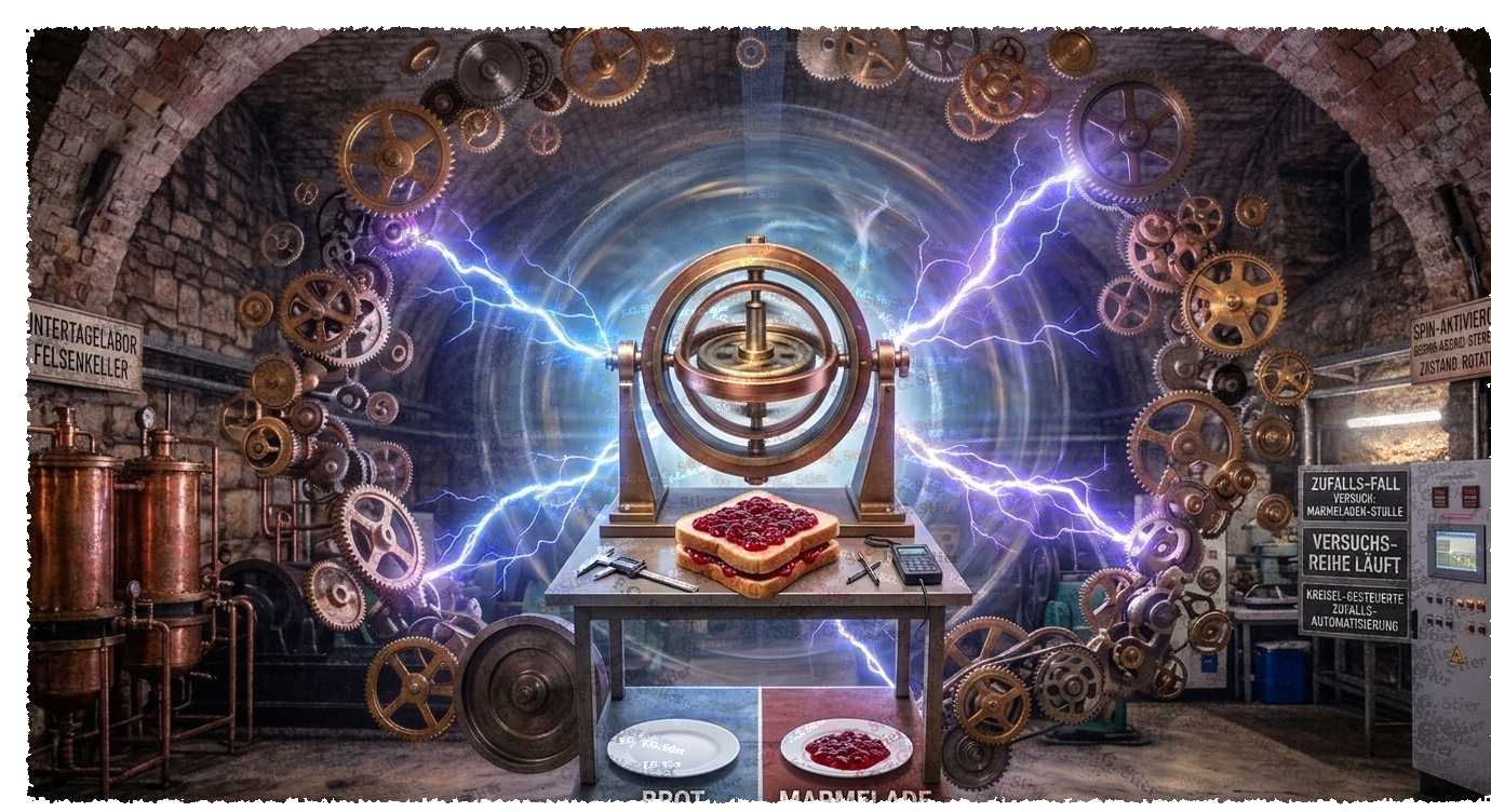 Dieses Bild dient als philosophische Analyse und literarische Dekonstruktion der Begriffe Nichts, Existenz und Code der fiktionalen Kontexte der Sci-Fi-Erzählungen von F.G. Stier. Es dient der logischen Verankerung des wissenschaftlich-philosophischen Konzepts der zeitlosen Verursachung. Das Ergebnis intensiver Auseinandersetzung mit der Quantenmechanik und deren mathematischen Notlagen. Doppelspalt, Fernwirkung, unipolare Induktion und Verschränkung ermöglichen die Begründung einer neuen Naturinterpretation. Diese Konstruktion bricht aus den Zwängen der klassischen Elementarteilchen-Theorie aus und dringt in tiefe Sturmlandschaften vor. Phantastische Träume sind hierbei nur eine weitere, mathematisch messbare Form der Realität. Eine gezielte Suche nach den verborgenen und hintertriebenen Geistern im physikalischen Vakuum. [Direktlink zum Buch: https://www.amazon.de/dp/3912752141] - Code-Anker: verursachung1-naturinterpretation-verschränkung-fgstier_art