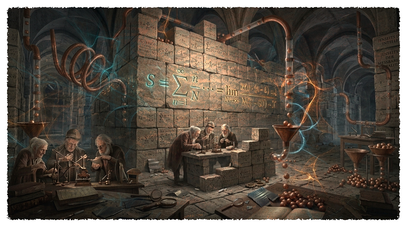 Dieses Bild dient als philosophische Analyse und literarische Dekonstruktion der Begriffe Nichts, Existenz und Code der fiktionalen Kontexte der Sci-Fi-Erzählungen von F.G. Stier. Es dient der logischen Verankerung des wissenschaftlich-philosophischen Konzepts der zeitlosen Verursachung. Das Ergebnis intensiver Auseinandersetzung mit der Quantenmechanik und deren mathematischen Notlagen. Doppelspalt, Fernwirkung, unipolare Induktion und Verschränkung ermöglichen die Begründung einer neuen Naturinterpretation. Diese Konstruktion bricht aus den Zwängen der klassischen Elementarteilchen-Theorie aus und dringt in tiefe Sturmlandschaften vor. Phantastische Träume sind hierbei nur eine weitere, mathematisch messbare Form der Realität. Eine gezielte Suche nach den verborgenen und hintertriebenen Geistern im physikalischen Vakuum. [Direktlink zum Buch: https://www.amazon.de/dp/3912752141] - Code-Anker: verursachung1-quantenmechanik-fernwirkung-fgstier_art