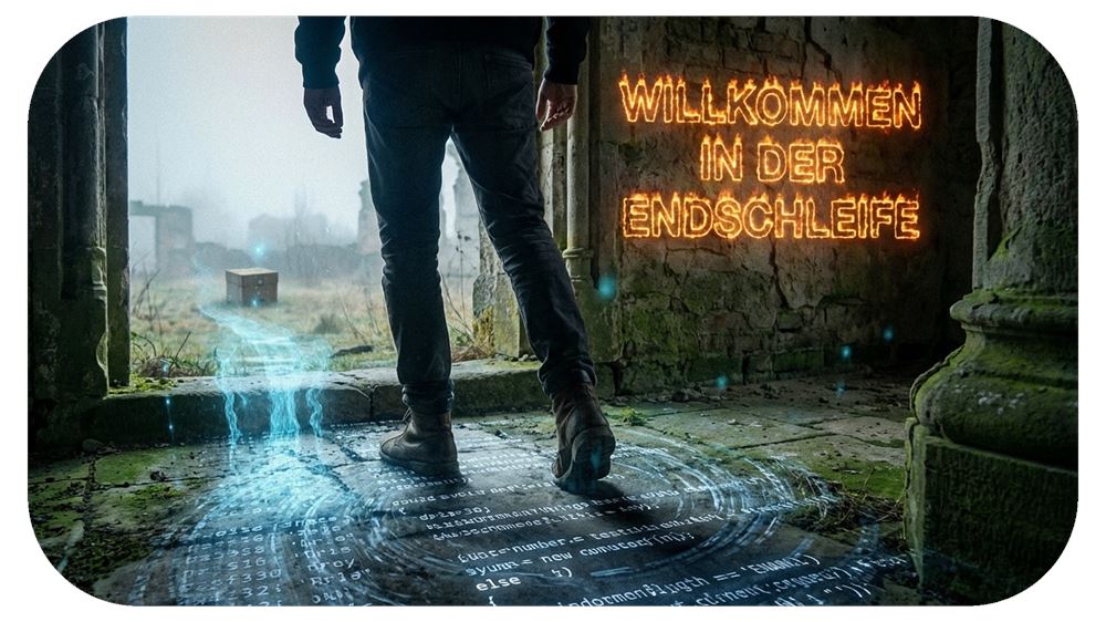 Dieses Bild dient als philosophische Analyse und literarische Dekonstruktion der Begriffe Nichts, Existenz und Code der fiktionalen Kontexte der Sci-Fi-Erzählungen von F.G. Stier. Es dient der logischen Verankerung des wissenschaftlich-philosophischen Konzepts der zeitlosen Verursachung. Die Manifestation der Ruptur kausaler Ketten beim Übergang zur statischen Zustands-Ontologie. Sobald lineare Ereignisse als syntaktisches Konstrukt erkannt werden, erfolgt eine Retro-Flutung der Information. Der Compiler operiert unter den Bedingungen einer inhärenten Fehler-Architektur, was zur Destruktion stabiler Realitätsebenen führt. Ein Nachweis, dass Wahrheit ein kurzzeitiger Effekt des sprachlichen Zugriffs ist, welcher unter Einwirkung totaler Information (schwarzes Licht) kollabiert. Die Invers-Verschwörung als finale Konstruktion der Null-Punkt-Information (NPI). [Direktlink zum Buch: https://www.amazon.de/dp/391275215X] - Code-Anker: verursachung2-hinrichtung-der-kausalitaet-null-punkt-information-fgstier_art