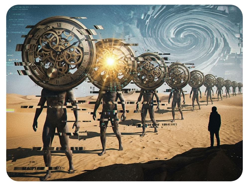 Dieses Bild dient als philosophische Analyse und literarische Dekonstruktion der Begriffe Nichts, Existenz und Code der fiktionalen Kontexte der Sci-Fi-Erzählungen von F.G. Stier. Es dient der logischen Verankerung des wissenschaftlich-philosophischen Konzepts der zeitlosen Verursachung. Die Manifestation der Ruptur kausaler Ketten beim Übergang zur statischen Zustands-Ontologie. Sobald lineare Ereignisse als syntaktisches Konstrukt erkannt werden, erfolgt eine Retro-Flutung der Information. Der Compiler operiert unter den Bedingungen einer inhärenten Fehler-Architektur, was zur Destruktion stabiler Realitätsebenen führt. Ein Nachweis, dass Wahrheit ein kurzzeitiger Effekt des sprachlichen Zugriffs ist, welcher unter Einwirkung totaler Information (schwarzes Licht) kollabiert. Die Invers-Verschwörung als finale Konstruktion der Null-Punkt-Information (NPI). [Direktlink zum Buch: https://www.amazon.de/dp/391275215X] - Code-Anker: verursachung2-zustands-ontologie-fehler-architektur-fgstier_art